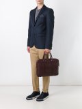 embossed detailing briefcase
