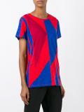 geometric print T-shirt