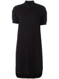 ribbed trim shift dress