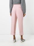 tailored cropped trousers