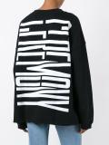 logo print sweatshirt