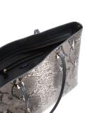 snakeskin tote 