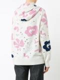 Moon Flower zipped hoodie