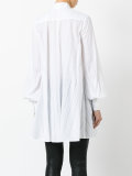 pinstripe pussybow shirt