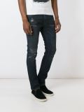 ripped detail skinny jeans