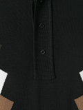panelled polo shirt