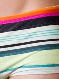 striped swim trunks
