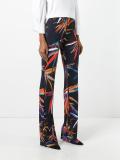 floral print flared pants 