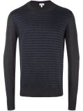 woven chevron jumper