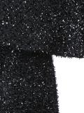 lurex tweed scarf