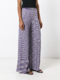 knitted palazzo trousers