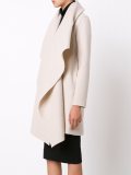draped blanket coat 