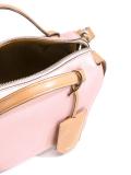striped strap tote
