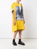 front print oversized dress