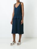 peplum detail tank dress