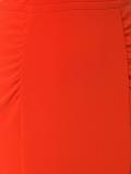 pleated shift dress