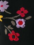 crochet flower appliqué jumper
