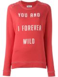 forever wild印花套头衫