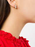 double pearl earring