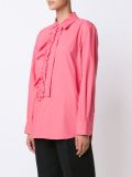 frill placket shirt