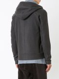 zipped hoodie