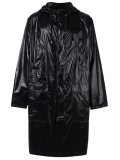 logo print raincoat
