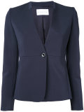 neck contrast blazer