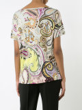 abstract print T-shurt