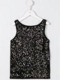 sequin embellished tank top
