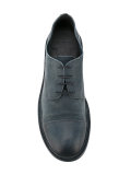 distressed derby shoes