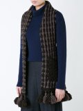 'Tenney' poncho scarf