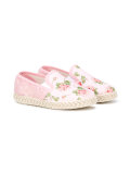 rose print espadrilles 