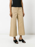 cropped palazzo trousers