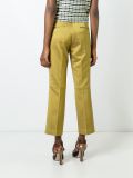 dotted pattern trousers