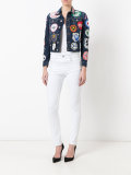 patch appliqué denim jacket