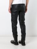 panelled biker trousers