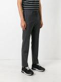 slim-fit tailored trousers