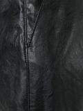 leather effect shorts