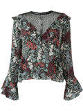 floral print blouse