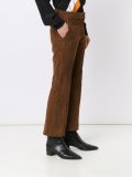 suede flared pants 