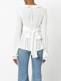 frilled blouse