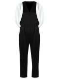 v-neck jumpsuit