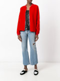 zip-up bomber jacket