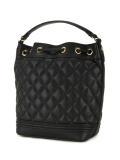 quilted drawstring crossbody bag