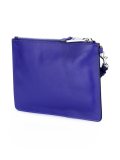 studded logo clutch