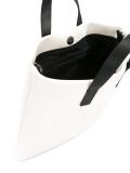embossed logo tote