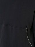 raw edge hoodie