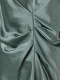 Romney pleated front top