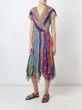 mixed print dress