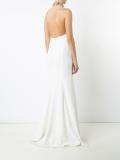 embellished halterneck gown